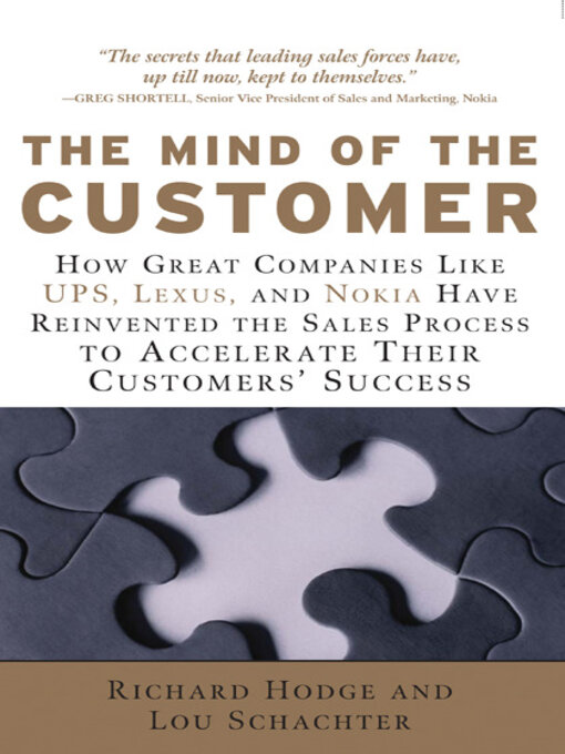 Title details for The Mind of the Customer by Richard Hodge - Available